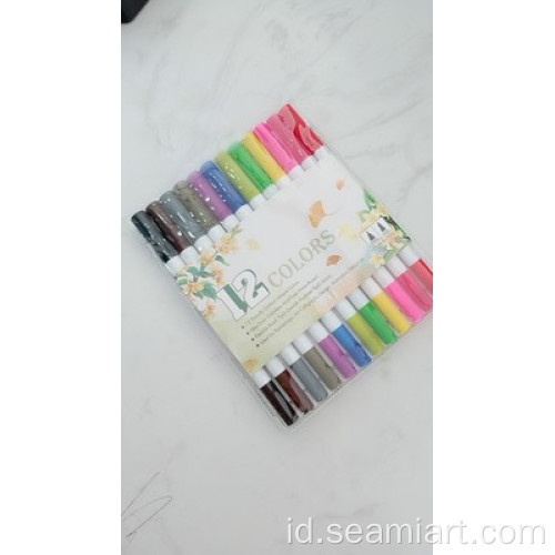 penanda menggambar set kuas pewarnaan set